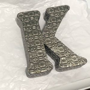 FINAL PRICE Decorative “K” Wall Sign